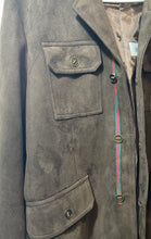 Load image into Gallery viewer, EGA Emporio Mens Brown Long Sleeve Button Front Patch Pockets Jacket Size Large
