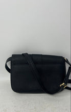 Load image into Gallery viewer, Michael Kors Womens Black Textured Leather Adjustable Strap Flap Crossbody Bag
