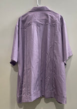 Load image into Gallery viewer, D'Accord Mens Purple Short Sleeve Collared Pockets Button-Up Shirt Size 3X
