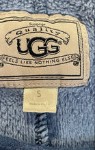 Load image into Gallery viewer, UGG Womens Blue 3/4 Sleeve Fleece Scoop Neck Lounge Sweater Dress Size S
