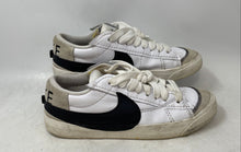 Load image into Gallery viewer, Nike Womens Blazer Low '77 Jumbo DQ1470-101 White Black Sneaker Shoes Size 9

