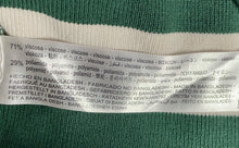 Load image into Gallery viewer, Zara Womens Green White Striped Round Neck Long Sleeve Pullover Sweater Size S

