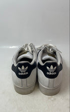 Load image into Gallery viewer, Adidas Mens Superstar White Black Lace-Up Low Top Sneakers Shoes Size 10.5
