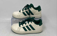 Load image into Gallery viewer, Adidas Kids Grand Court 2.0 JQ0704 White &amp; Green Lace-Up Sneaker Shoes Size 12K
