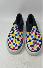Load image into Gallery viewer, Mudd Mens Multicolor Checkered Slip-On Low Top Sneaker Shoes Size 10
