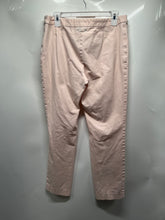 Load image into Gallery viewer, Alfani Womens Pink Flat Front Stretch Straight Leg Ankle Pants Size 10
