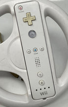 Load image into Gallery viewer, Nintendo Wii Steering Wheel Model RVL-024 With Controller RVL-003 Untested
