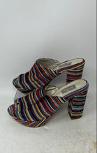 Load image into Gallery viewer, Grattia By Garces Womens Multicolor Slip-On Peep Toe Platform Heels Size 36

