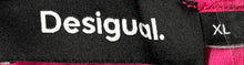Load image into Gallery viewer, Desigual Womens Pink Graphic Print Crew Neck Short Sleeve Pullover T-Shirt Sz XL

