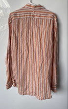Load image into Gallery viewer, Banana Republic Mens Multicolor Striped Long Sleeve Collared Dress Shirt Size XL
