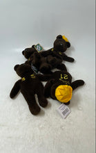 Load image into Gallery viewer, Lot Of 4 Pcs Salvino's Mixed Variety Plush Bear Bamm Beano's From 1998 Toy
