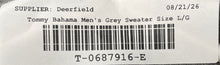 Load image into Gallery viewer, Tommy Bahama Womens Gray Long Sleeve Hooded Pullover Sweater Size L/G
