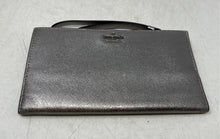 Load image into Gallery viewer, Kate Spade Womens Cameron Street Eliza Silver Metallic Leather Wristlet Wallet
