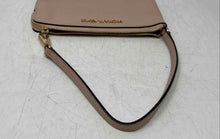 Load image into Gallery viewer, Michael Kors Womens Pink Pebbled Leather Inner Pocket Zip Top Wristlet Wallet
