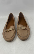 Load image into Gallery viewer, Coach Womens Peach Color Leather Round Toe Slip-On Flat Loafer Shoes Size 9
