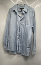 Load image into Gallery viewer, Banana Republic Mens Blue Cotton Long Sleeve Collared Button-Up Shirt Size L
