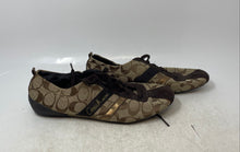 Load image into Gallery viewer, Coach Womens Belina A1467 Beige Brown Signature Print Sneaker Shoes Size 10M
