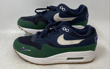 Load image into Gallery viewer, Nike Womens Air Max 1 '87 Blue Green Low Top Lace-Up Sneaker Shoes Size 7
