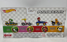 Load image into Gallery viewer, Hot Wheels GWB36 JDL94 Diecast Mario Kart 4-Pack Racing Toys Sealed
