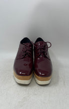 Load image into Gallery viewer, Baldi London Womens Liza Burgundy Leather Lace-Up Platform Derby Shoes Size 7.5
