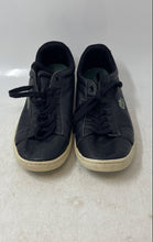 Load image into Gallery viewer, Lacoste Mens Carnaby Evo Black Leather Low Top Lace-Up Sneaker Shoes Size 10
