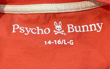 Load image into Gallery viewer, Psycho Bunny Boys Orange Embroidered Crew Neck Pullover T-Shirt Size 14/16 L
