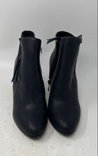 Load image into Gallery viewer, Journee Collection Womens Black Leather Side Zip Round Toe Ankle Booties Sz 8.5
