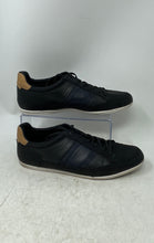 Load image into Gallery viewer, Aldo Mens Black Brown Leather Round Toe Lace-Up Sneakers Shoes Size 9

