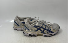 Load image into Gallery viewer, Asics Womens Gel Nimbus 9 1202A278 White Blue Lace-Up Running Shoes Size 8.5
