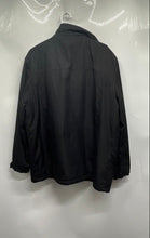Load image into Gallery viewer, Calvin Klein Mens Black Water Resistant Shell Windbreaker Jacket Size Large
