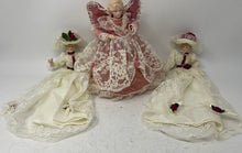 Load image into Gallery viewer, Lot Of 3 Pieces Assorted Antique Victorian Style Collectible Porcelain Doll
