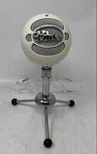 Load image into Gallery viewer, Blue Snowball White Silver Professional USB Microphone w/ Tripod Stand No Tested
