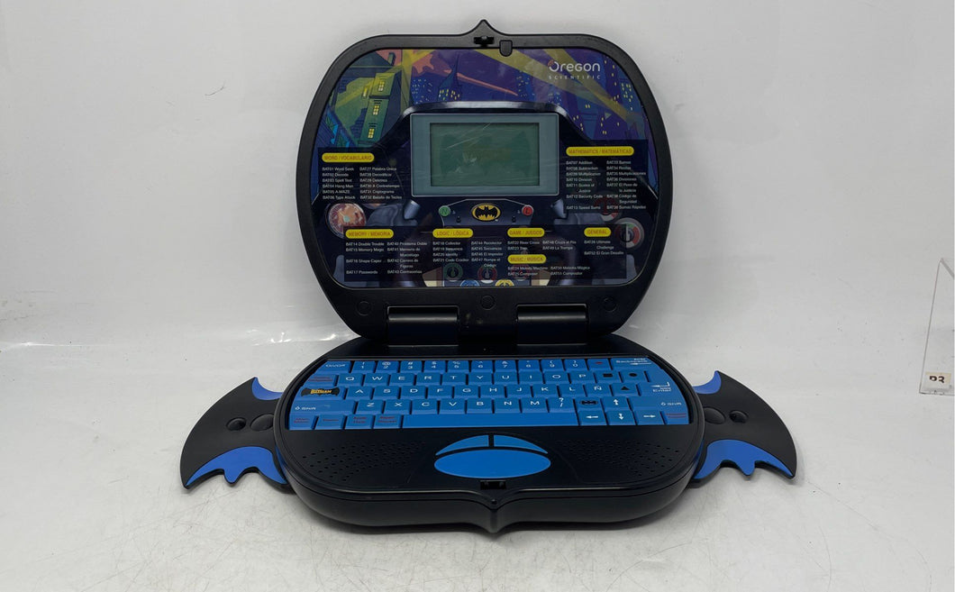 Oregon Scientific BL31T Batman PowerWing Educational Learning Laptop Not Tested
