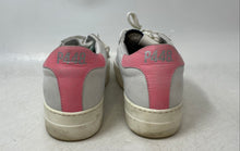 Load image into Gallery viewer, P448 Womens Thea White Pink Round Toe Low Top Lace-Up Sneakers Shoes Size 37
