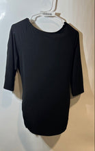 Load image into Gallery viewer, INC International Concepts Womens Black 3/4 Sleeve Cowl Neck Blouse Top Size M
