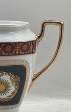 Load image into Gallery viewer, Vintage R. Limoges White Gold Plated Ceramic Tableware Scroll Handle Teapot
