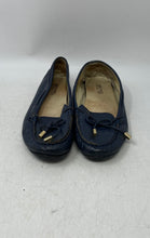Load image into Gallery viewer, Michael Kors Womens Amber ME15F Blue Leather Slip-On Loafers Shoes Size 6.5
