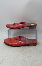 Load image into Gallery viewer, Lilly Pulitzer Womens Orange Patent Leather Tassel Slip-On Mule Flats Size 7M
