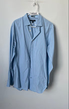 Load image into Gallery viewer, Banana Republic Mens Blue Striped Supima Cotton Long Sleeve Button-Up Shirt Sz L
