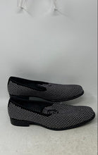 Load image into Gallery viewer, Stacy Adams Mens Swagger 25228-042 Black Silver Tone Loafer Dress Shoes Size 10M
