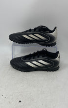 Load image into Gallery viewer, Adidas Boys Goletto IX IH0101 Black White Lace-Up Soccer Cleats Size 3.5
