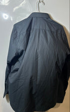 Load image into Gallery viewer, Picasso Mens Black Collared Long Sleeve Button-Up Shirt No Size
