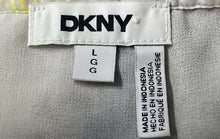 Load image into Gallery viewer, DKNY Womens Multicolor Tie Dye Short Cap Sleeve Button Front Blouse Top Size L
