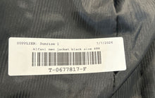 Load image into Gallery viewer, Alfani Mens Positano Black Leather Three-Button Sport Coat Jacket Size 48R
