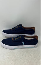 Load image into Gallery viewer, Polo Ralph Lauren Mens Vito Blue Slip-On Low Top Sneakers Shoes Size 8.5
