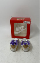 Load image into Gallery viewer, Nike Toddler Boys Air Max 90 CB White Purple Sneakers Shoes Size 2C With Box
