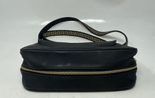 Load image into Gallery viewer, Versace Parfums Womens Medusa Black Zipper Logo Inner Pocket Crossbody Purse

