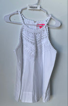 Load image into Gallery viewer, Lilly Pulitzer Womens White Cotton Sleeveless Round Neck Britt Tank Top Size 8

