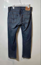 Load image into Gallery viewer, Levi Strauss &amp; Co. Mens Blue Cotton 5-Pocket Design Straight Jeans Size W32x30L
