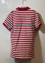 Load image into Gallery viewer, Polo By Ralph Lauren Mens Red White Striped Cotton Custom Fit Polo Shirt Size M
